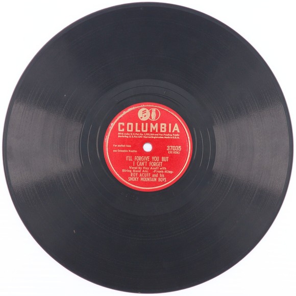 Roy Acuff, Write Me Sweetheart/I'll Forgive You But I Can't Forget 78 rpm Record - Picture 6 of 9